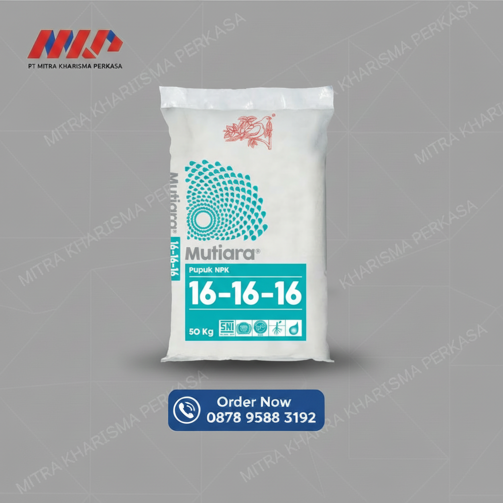 Pupuk NPK Mutiara 16 16 16